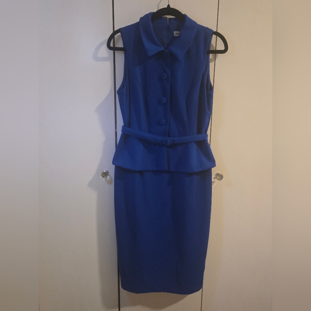 Shelby & Palmer Blue Midi Dress